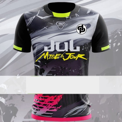 Men's Sports Mesh Breathable And Loose Short Sleeve T-shirt Printing