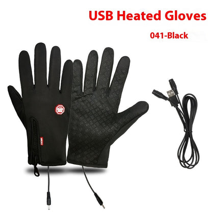 USB Elektrische Heizung Heizung Handschuhe Winter Im Freien Sport Skifahren Warme