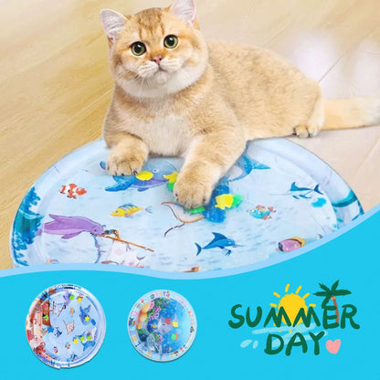 Summer Cooling Pet Water Bed Cushion Ice Pad Dog Sleeping Square Mat For Puppy Dogs Cats Pet Kennel Cool Cold - X2-Shopping