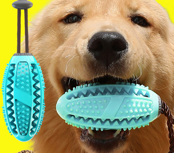 Dog Toys Silicon Suction Cup Tug Interactive Dog Ball Toy For Pet Chew Bite Tooth Cleaning Toothbrush Feeding Pet Supplies - X2-Shopping