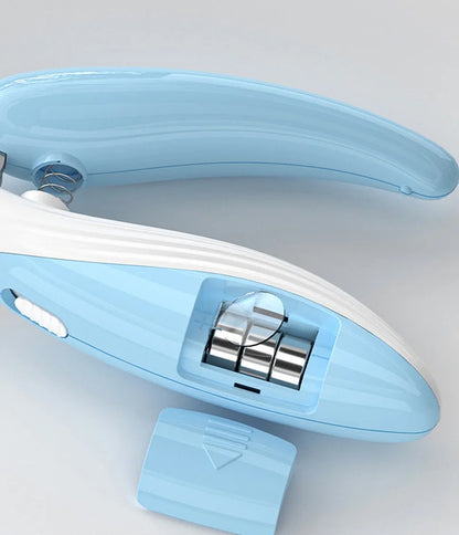 Pet Nail Clippers Dog Nail Clippers Cat Nail Clippers LED Electric Nail Grinder Pet Supplies LED Light Pet Nail Clippers - X2-Shopping