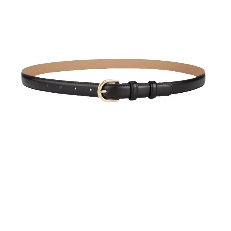 Super Easy To Match Soft Leather Belt Simple And Advanced - X2-Shopping