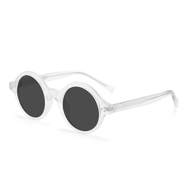 European And American Vintage Round Frame Polarized Sunglasses - X2-Shopping