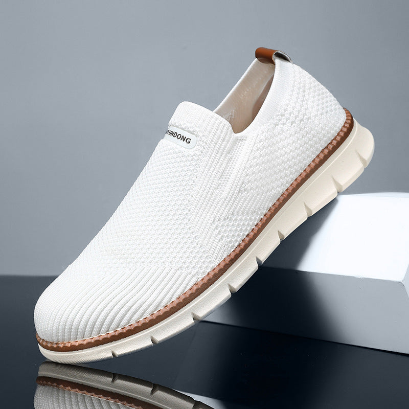 Mesh Breathable Flyknit Casual Shoes