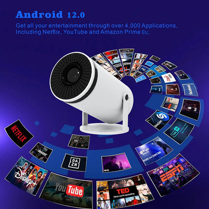Home HD Projektor Bluetooth Tragbarer Mini 4K Mini Telefon Y5S Heimkinoprojektor