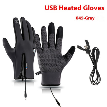 USB Elektrische Heizung Heizung Handschuhe Winter Im Freien Sport Skifahren Warme