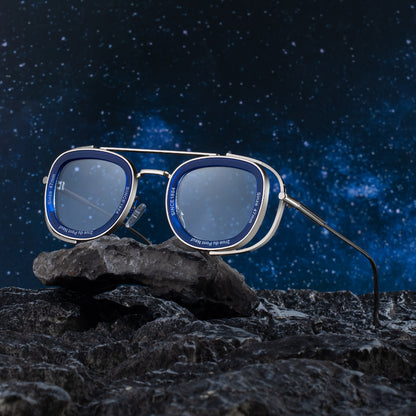 Fashion Oval Retro High Sunglasses