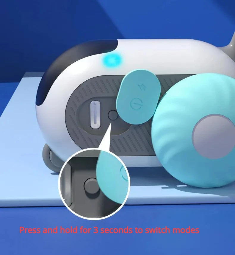 Remote Control Interactive Cat Car Toy USB Charging Chasing Automatic Self-moving Remote Smart Control Car Interactive Cat Toy Pet Products - X2-Shopping