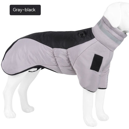 New Winter Dog Coat Waterproof Pet Clothes For Medum Large Dogs Warm Thicken Dog Vest Custome Labrador Jacket - X2-Shopping