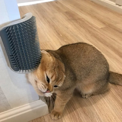 Cat Self-Grooming Brush Pet Wall Rubbing Device - X2-Shopping