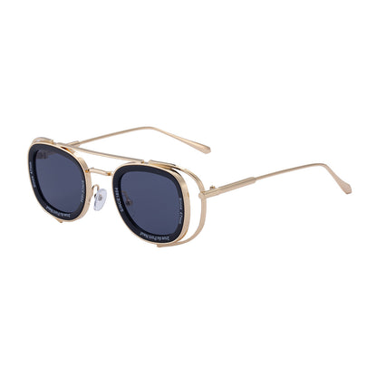 Fashion Oval Retro High Sunglasses