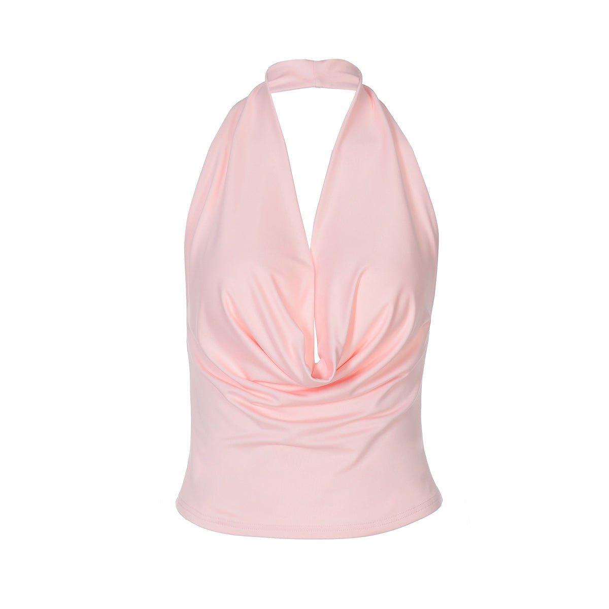 Women's Fashion Deep V-neck Backless Halter Top