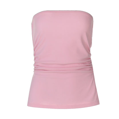 Women's Tube Top Stretch Tight Off-shoulder Top