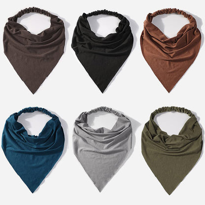 Triangle Shawl Women's Pure Color Comfort All-match High Elastic - X2-Shopping