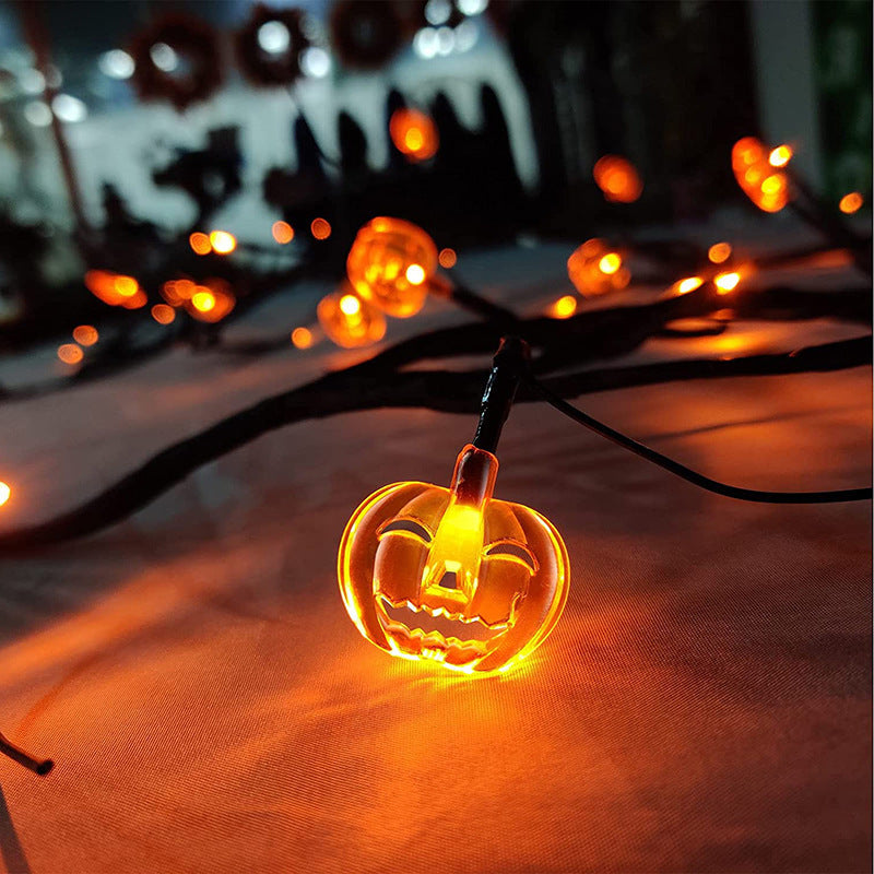 Halloween LED Weidenreben Lichterkette Coole Cartoon Fledermaus Kürbis Dekoration Für Indoor Outdoor Party Haus Dekor