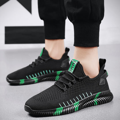 Mesh Sneakers Herren Atmungsaktive Leichte Laufschuhe