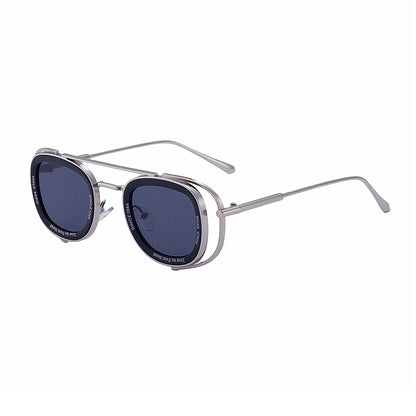 Fashion Oval Retro High Sunglasses