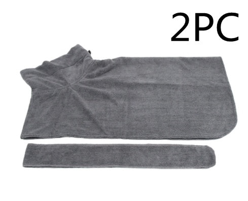 Absorbent Pet Bathrobe With Waist-wrapped Microfiber - X2-Shopping