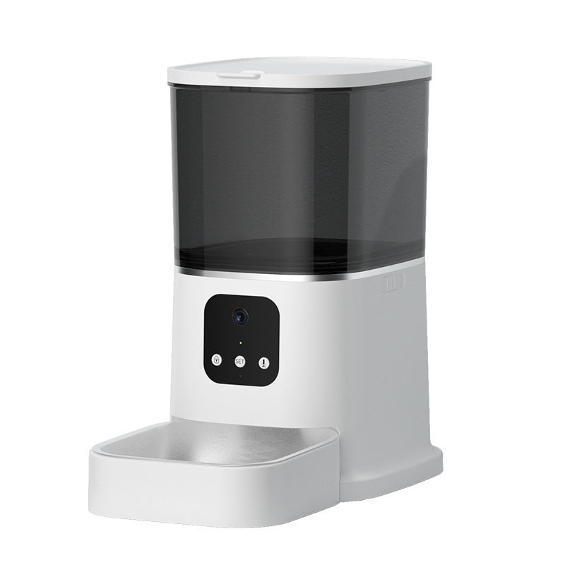 Pet Automatic Feeder Large Capacity Smart Voice Recorder APP Control Timer Feeding Cat Dog Food Dispenser With WiFi Pet Bowl - X2-Shopping
