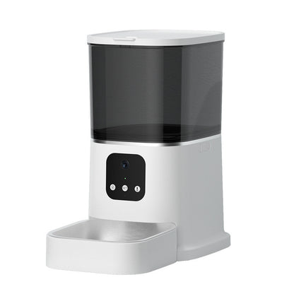 Pet Automatic Feeder Large Capacity Smart Voice Recorder APP Control Timer Feeding Cat Dog Food Dispenser With WiFi Pet Bowl - X2-Shopping