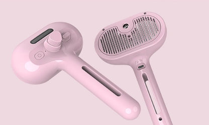 Pet Comb Self Cleaning Pets Hair Remover Brush For Dogs Grooming Tools Dematting Comb Built-in Mist Humidifier Pet Products - X2-Shopping