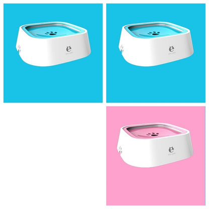 1.5L Cat Dog Water Bowl Carried Floating Bowl Anti-Overflow Slow Water Feeder Dispenser Pet Fountain ABS&PP Dog Supplies - X2-Shopping