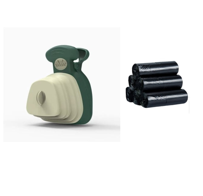 Pet Dog Poop Bag Dispenser Travel Foldable Poop Spoon - X2-Shopping