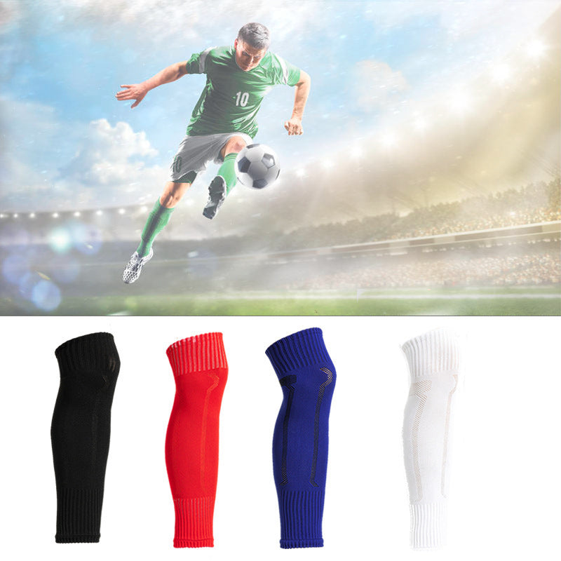 Fußball-Fußsocken, Beinschutzsocken, atmungsaktiver Mesh-Gelenkschutz