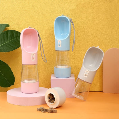 Pet Dog Water Bottle Feeder Bowl Portable Water Food Bottle Pets Outdoor Travel Drinking Dog Bowls Water Bowl For Dogs - X2-Shopping