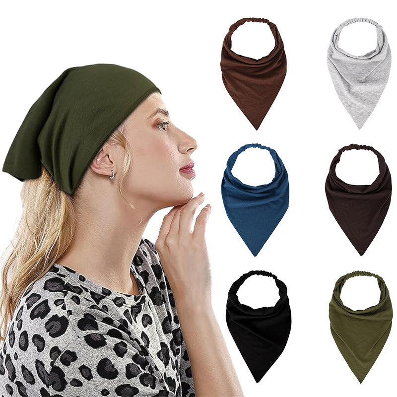 Triangle Shawl Women's Pure Color Comfort All-match High Elastic - X2-Shopping