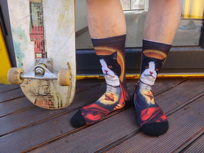 Cartoon Pet Head Face Socks - X2-Shopping