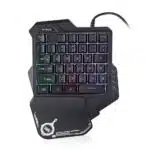 بيد واحدة الميكانيكية لوحة مفاتيح الألعاب RGB الخلفية المحمولة البسيطة الألعاب لوحة المفاتيح لعبة تحكم