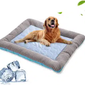 حصيرة ثلج للحيوانات الأليفة في الصيف، حصيرة ثلج للحيوانات الأليفة
Pet Cooling Pad Bed For Dogs Cats Puppy Kitten Cool Mat Pet Blanket Ice Silk Material Soft For Summer Sleeping  Blue Breathable